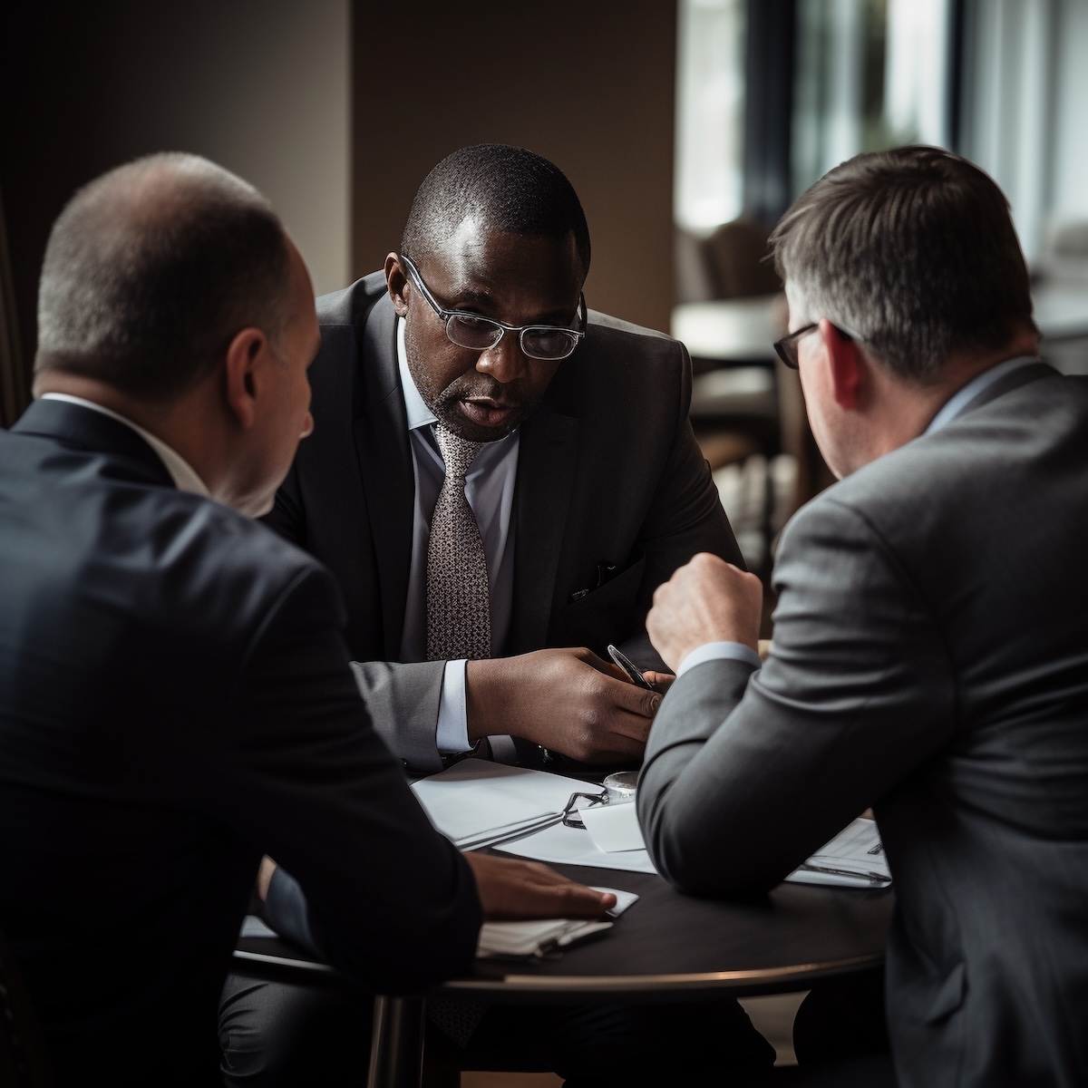 Professional business people